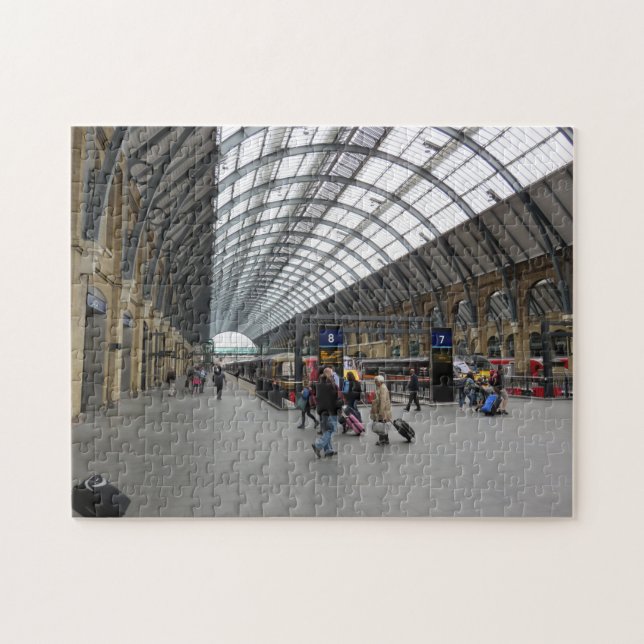 King's Cross Station in London Puzzle (Horizontal)