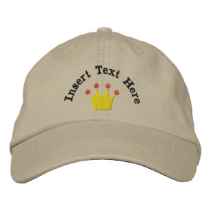 Kings Crown bestickt Hat Bestickte Baseballkappe