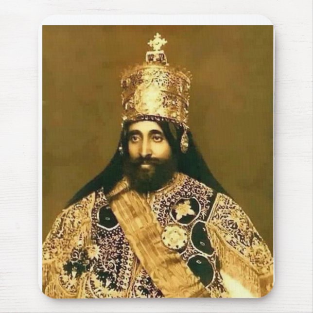 KINGS HAILE SELASSIE I CANVAS DRINT MOUSEPAD (Vorne)