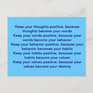 King's letzter Gedanke Postkarte