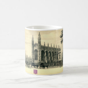 King's Parade, Cambridge England 1915 Vintage auf Tasse