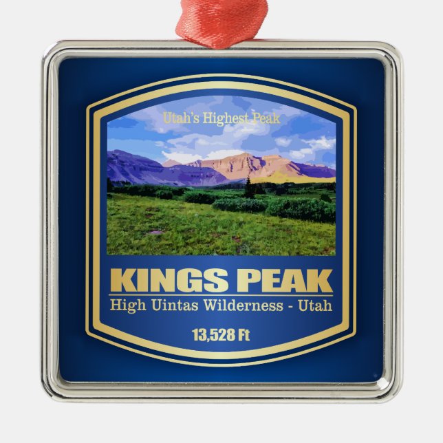 Kings Peak (PF) Ornament Aus Metall (Vorne)