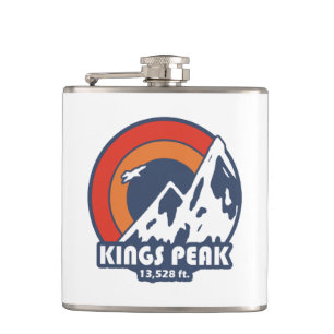 Kings Peak Utah Sun Eagle Flachmann