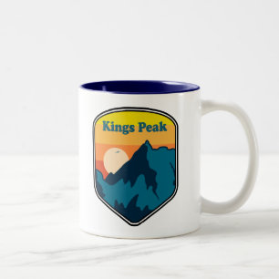 Kings Peak Utah Sunrise Zweifarbige Tasse