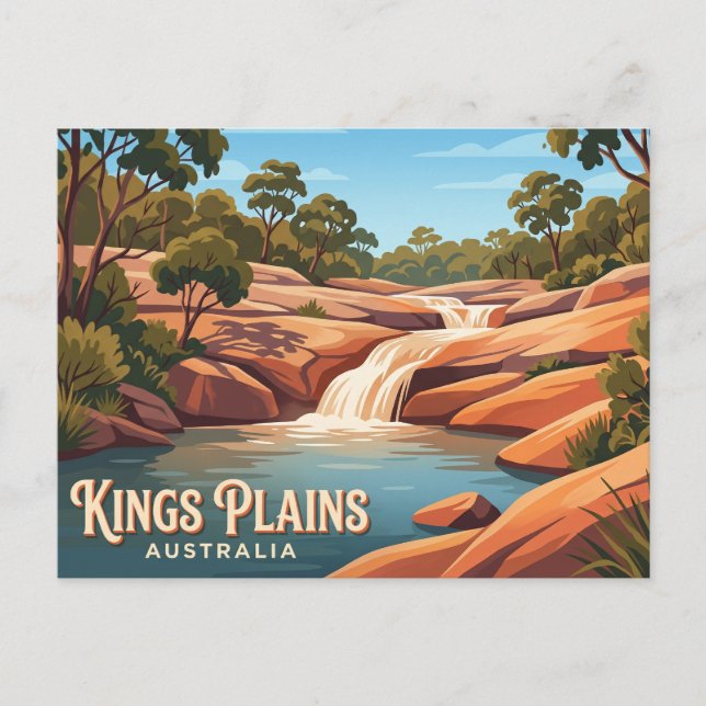 Kings-Plains-Nationalpark Australien Postkarte (Vorderseite)