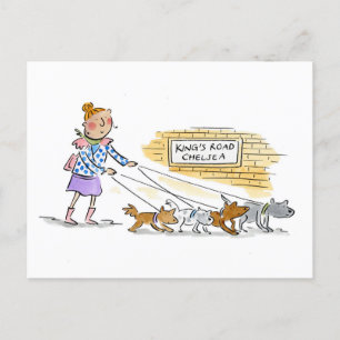 King's Road, Chelsea Postkarte