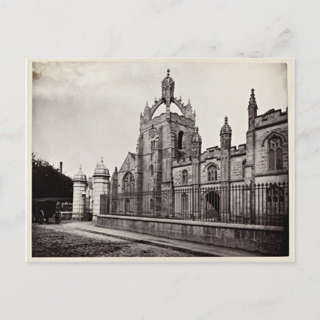 King's Uni - Aberdeen University - Vintag Postkarte (Vorderseite)