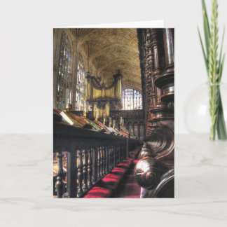 King's Uni Kapelle ~ Cambridge, England Karte