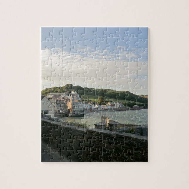 Kingsand und Cawsand kornische Seeseite Puzzle (Vertikal)