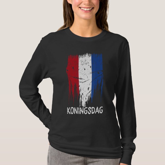 Kingsday T-Shirt Amsterdam Koningsdag Kings Day Ni (Vorderseite)