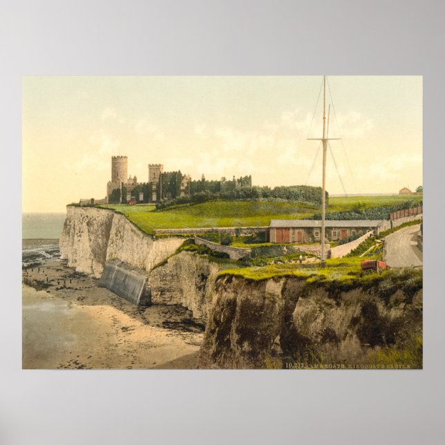 Kingsgate Castle, Margate, Kent, England Poster (Vorne)
