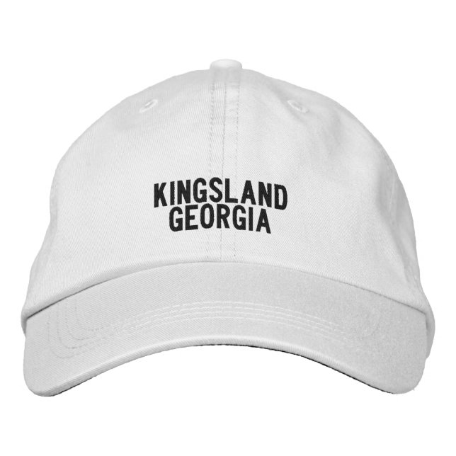 Kingsland Georgia Hat Bestickte Baseballkappe (Vorderseite)