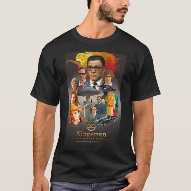 Kingsman: Der goldene Kreis T-Shirt (Vorderseite)
