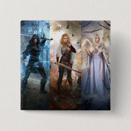 Kingsmen Chronicles Trilogy Fantasy Art Button But
