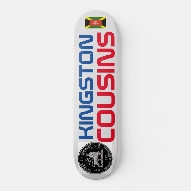 KINGSTON COUSINS OFFIZIELL Skateboard (Vorderseite)