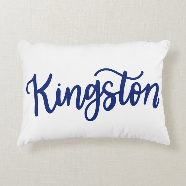 Kingston Dainty Scripts Pillow Dekokissen (Vorderseite)