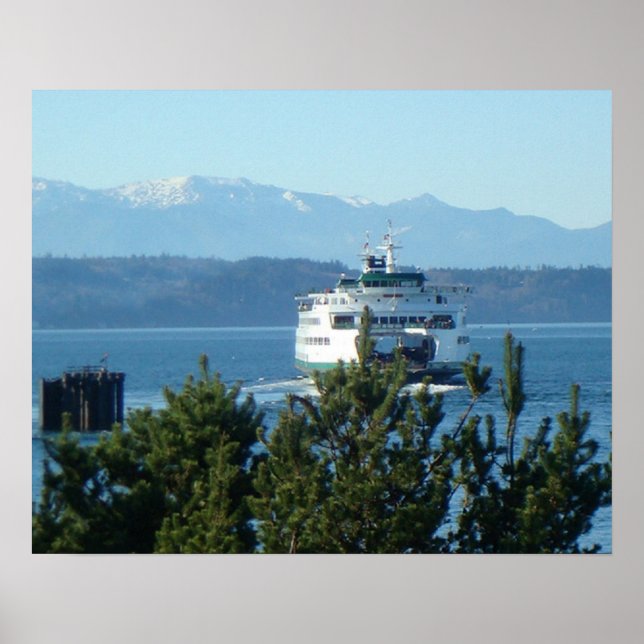 Kingston Ferry Verlassend Poster (Vorne)