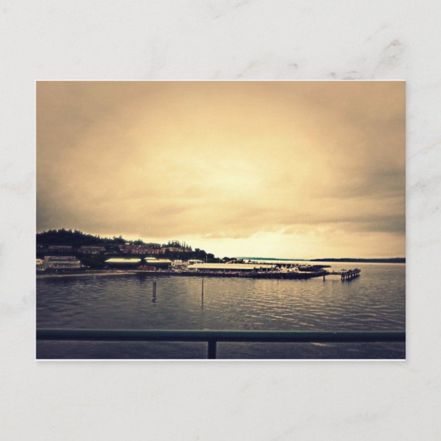 Kingston Ferry View Postkarte (Vorderseite)