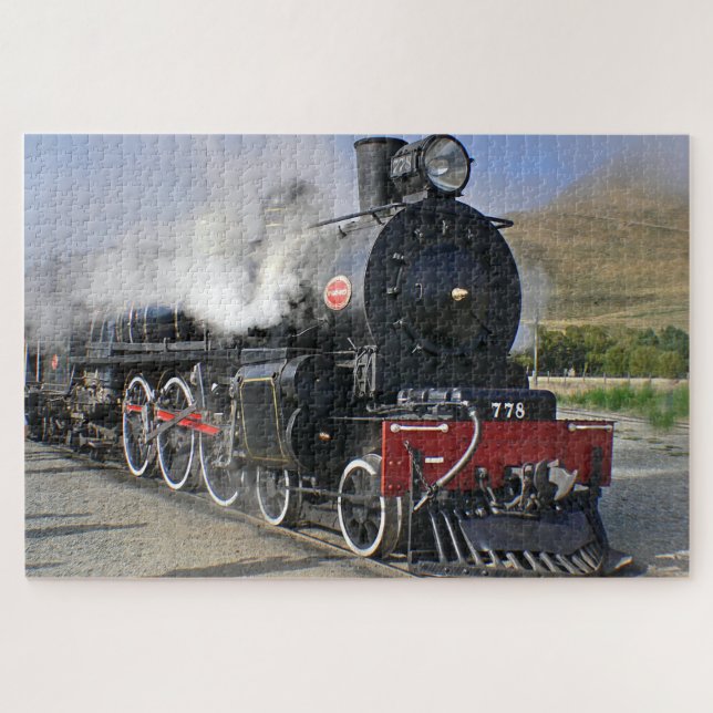 Kingston Flyer Train South Island Neuseeland Puzzle (Horizontal)