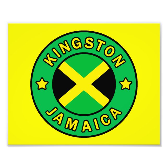 Kingston Jamaica Fotodruck (Vorne)