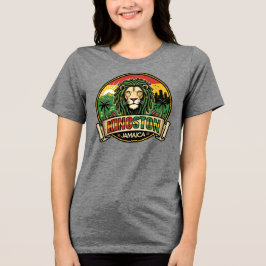 Kingston Jamaica Island Caribbean Tri-Blend Shirt