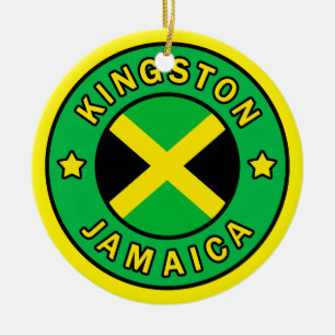 Kingston Jamaica Keramik Ornament