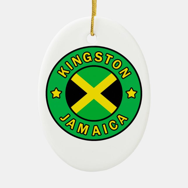 Kingston Jamaica Keramikornament (Vorne)