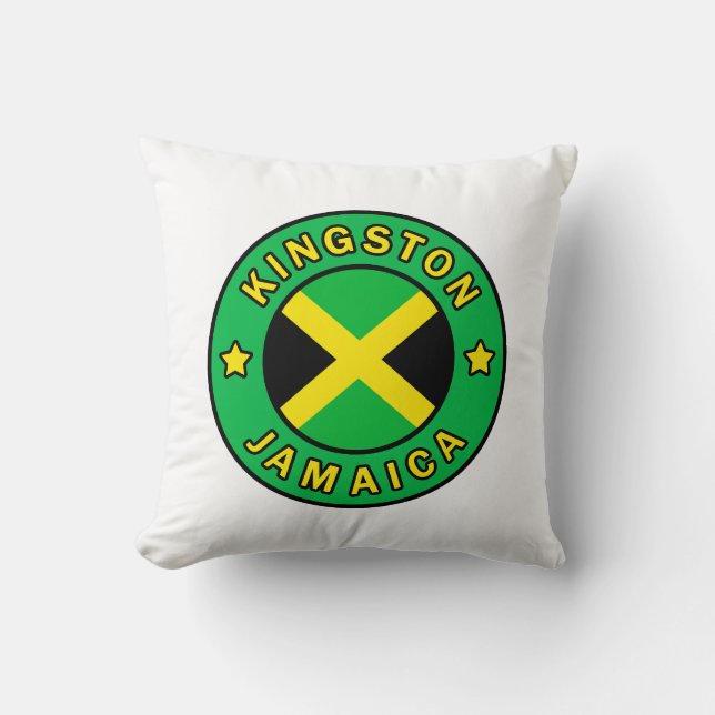Kingston Jamaica Kissen (Vorderseite)