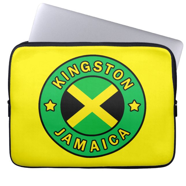 Kingston Jamaica Laptopschutzhülle (Vorderseite)