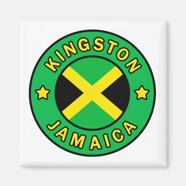Kingston Jamaica Magnet (Vorne)