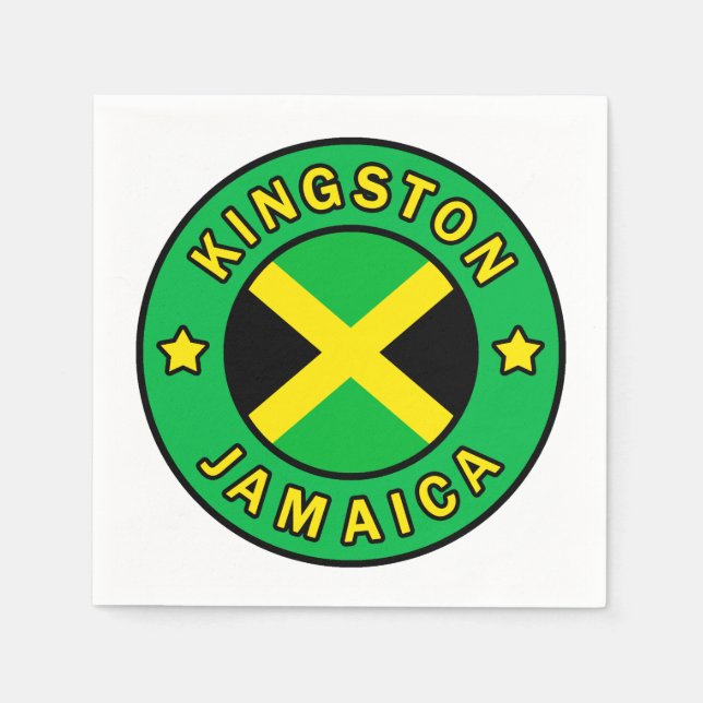 Kingston Jamaica Serviette (Vorderseite)