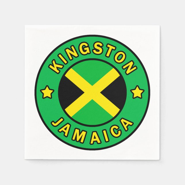 Kingston Jamaica Serviette (Vorderseite)