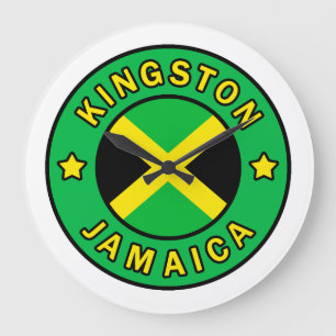Kingston Jamaika Große Wanduhr