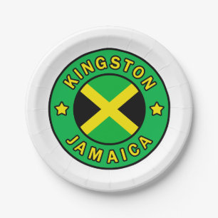 Kingston Jamaika Pappteller