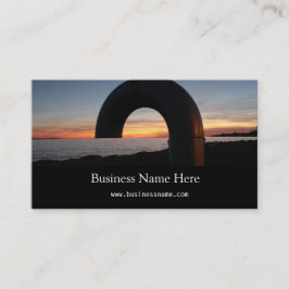 Kingston Lake, Ontario Sonnenuntergang. Visitenkarte