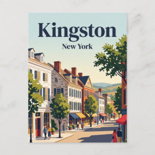 Kingston, New York Postkarte