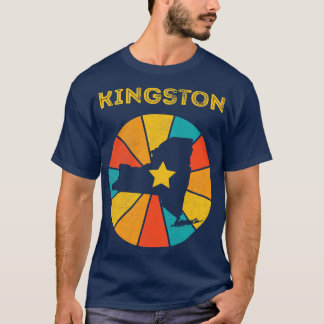 Kingston New York Vintage abgenutzt Souvenir 1 T-Shirt