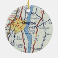 Kingston NY Vintag Map