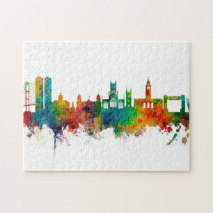 Kingston on Hull England Skyline Puzzle