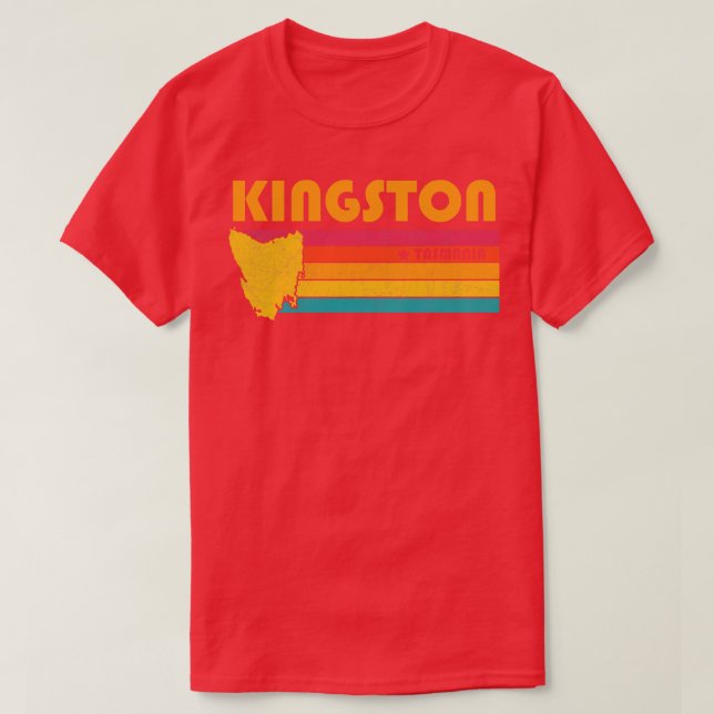 Kingston Tasmania Vintag Not Souvenir T-Shirt (Design vorne)