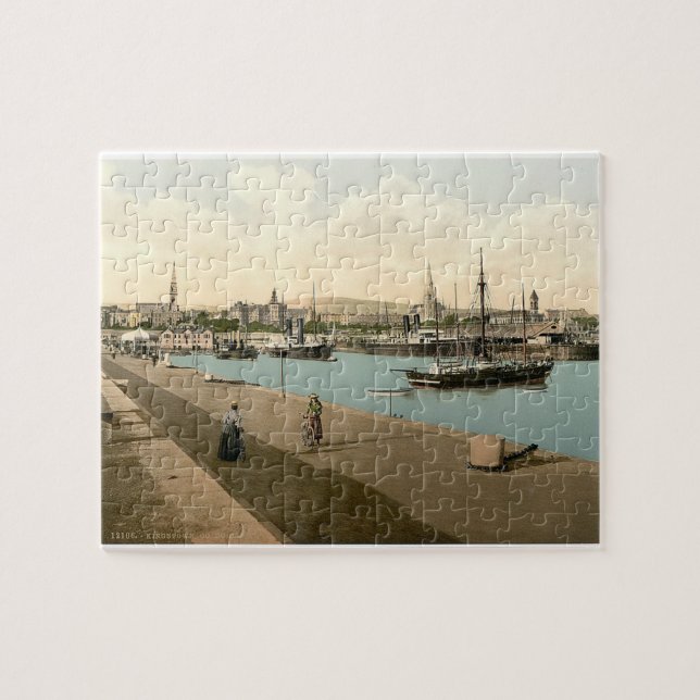 Kingstown-Hafen, Dun Laoghaire Dublin Puzzle (Horizontal)