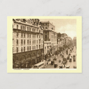 Kingsway, London, England Vintage Postkarte