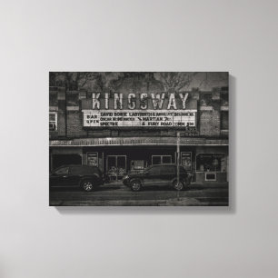 Kingsway Theatre Nr. 2 alte Filmversion Leinwanddruck