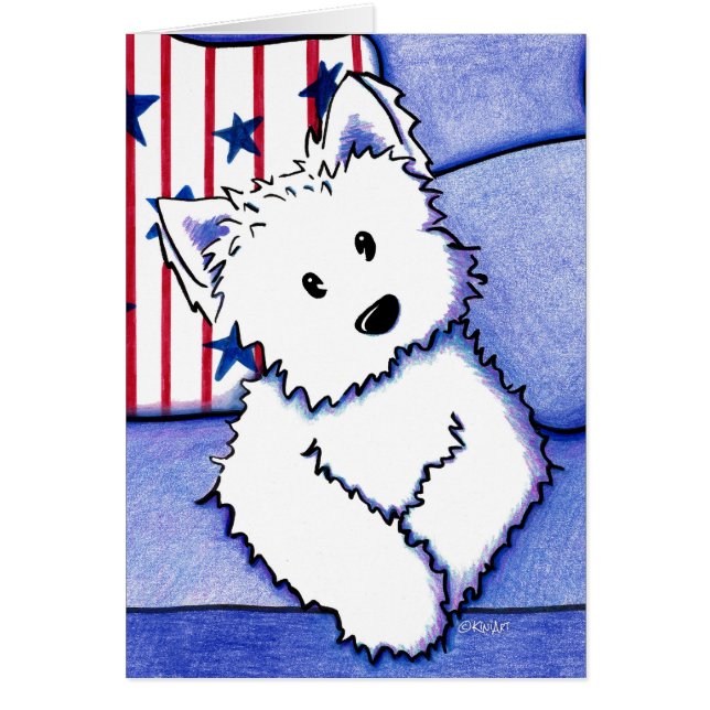 KiniArt American Westie (Vorne)