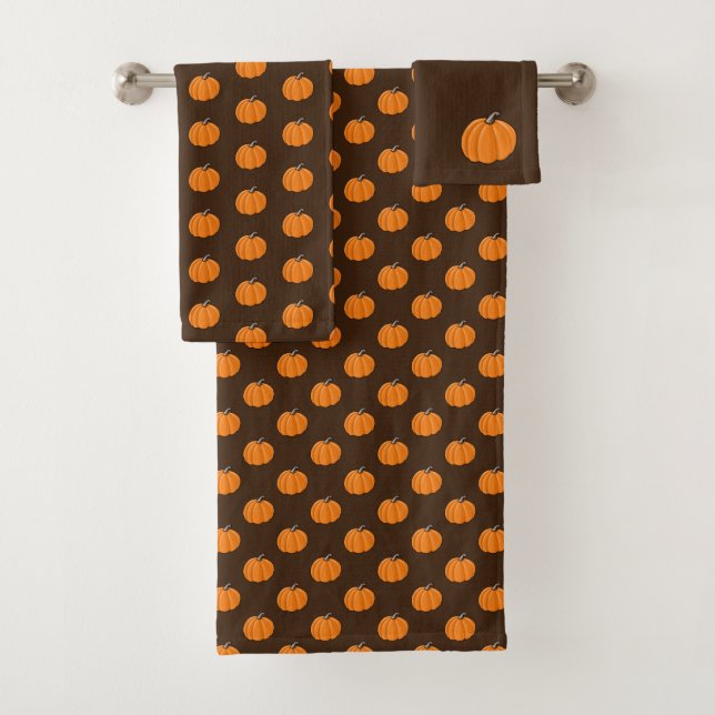 KiniArt Autumn Pumpkin Badhandtuch Set (Insitu)