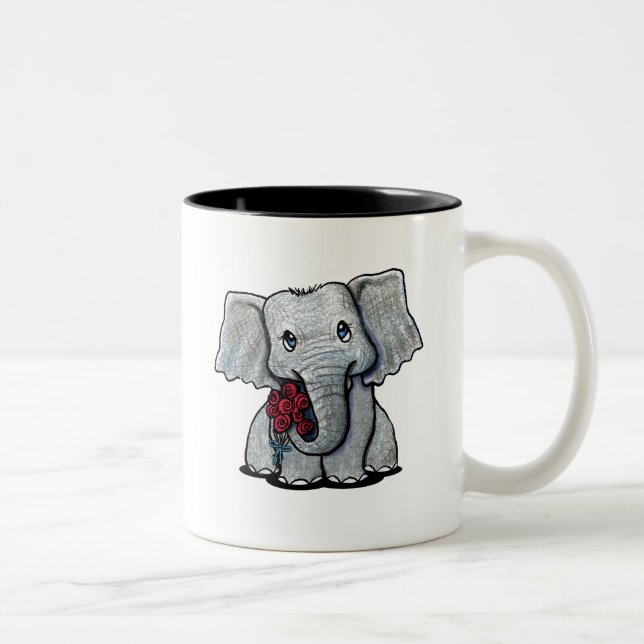 KiniArt Baby Elephant Tasse (Rechts)