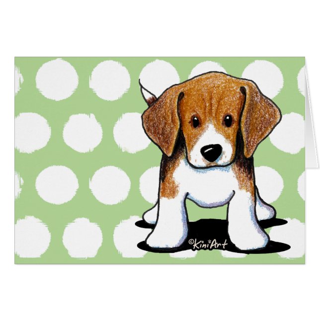 KiniArt Beagle Pup (Vorderseite (Horizontal))