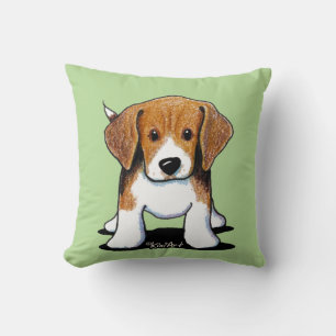 KiniArt Beagle Throw Pillow Kissen
