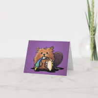 KiniArt Beaver II Mitteilungskarten