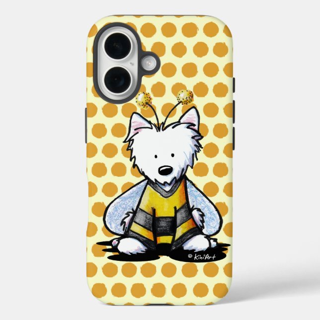 KiniArt BEE Lighthearted Case-Mate iPhone Hülle (Rückseite)